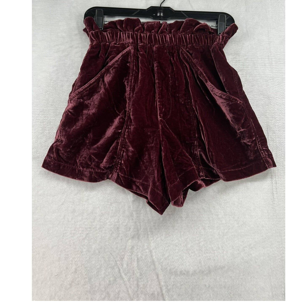 Free People At Frist Sight Velvet Shorts